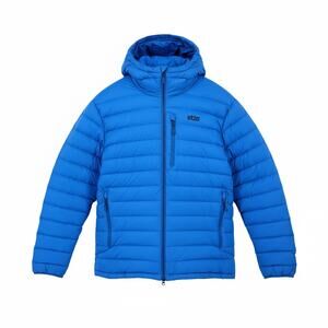 Stio Hometown Down Hooded Jacket Mens Size XXXL Goose Down Puffer Cosmic Blue